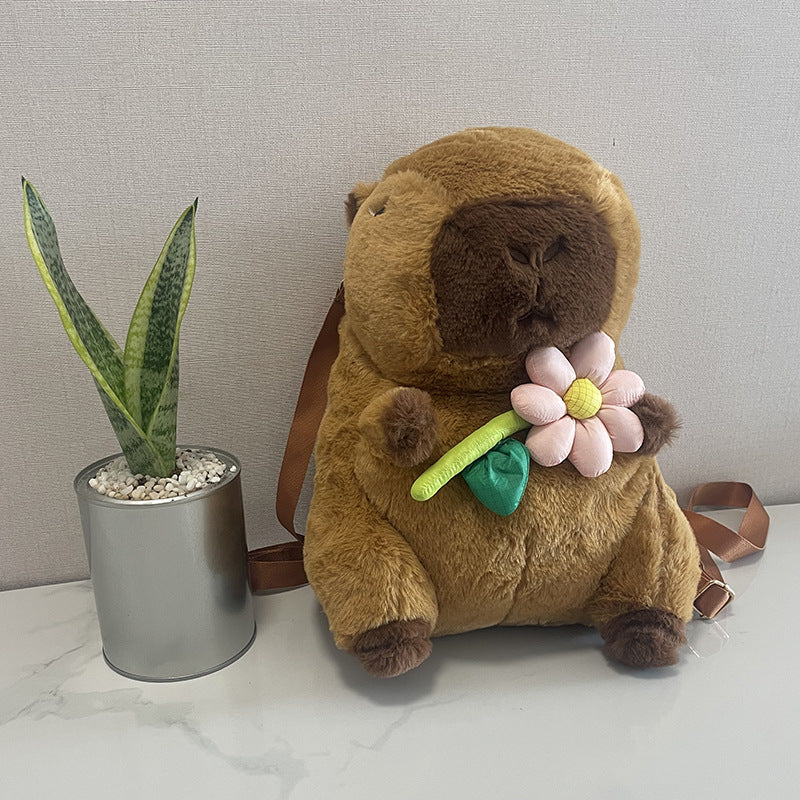 Plush doll bag