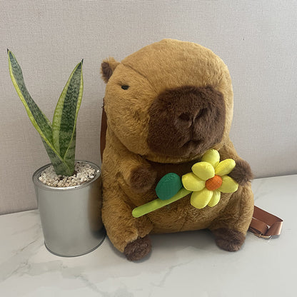 Plush doll bag