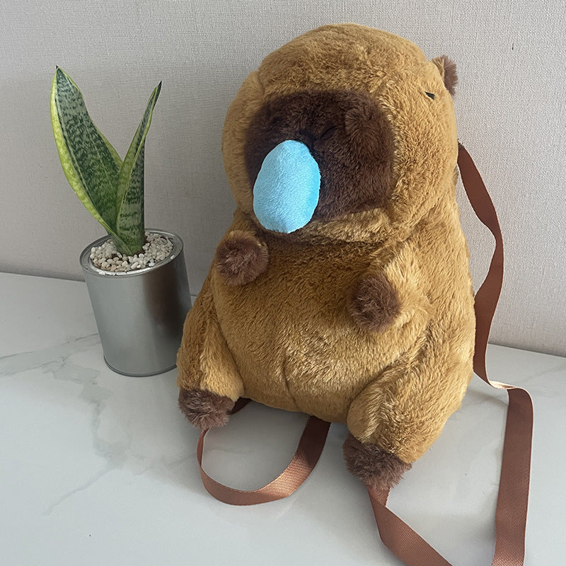 Plush doll bag