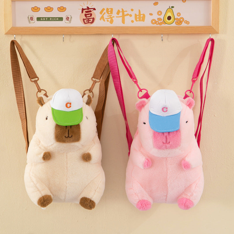 Plush doll bag