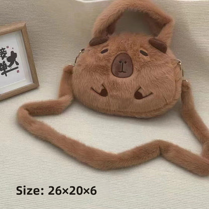 Plush doll bag