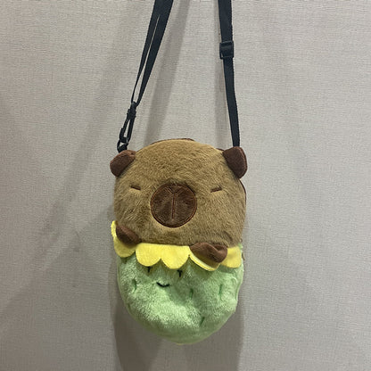 Plush doll bag