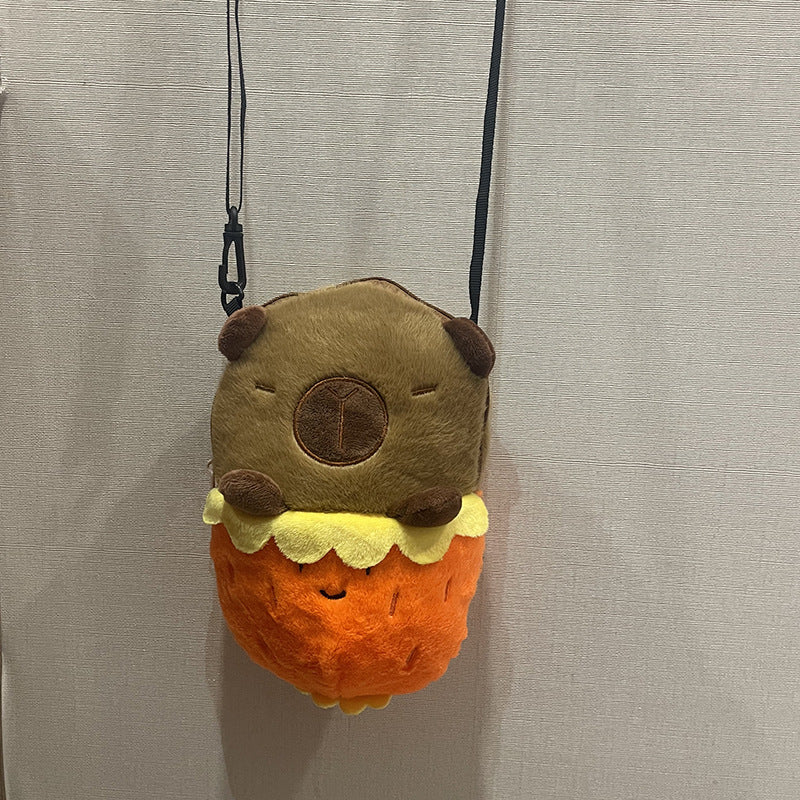 Plush doll bag