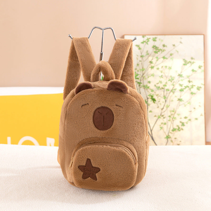 Plush doll bag