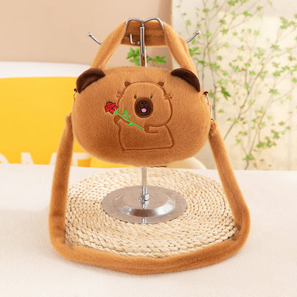 Plush doll bag