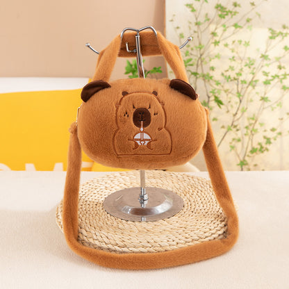 Plush doll bag