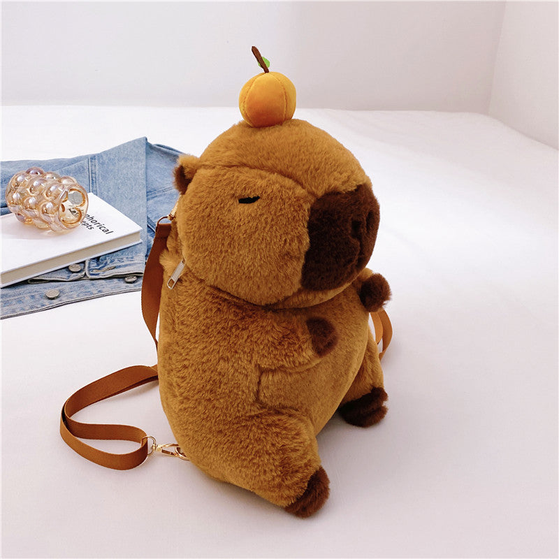 Plush doll bag