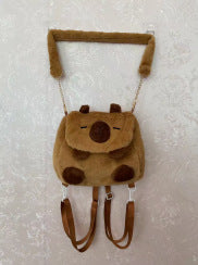 Plush doll bag