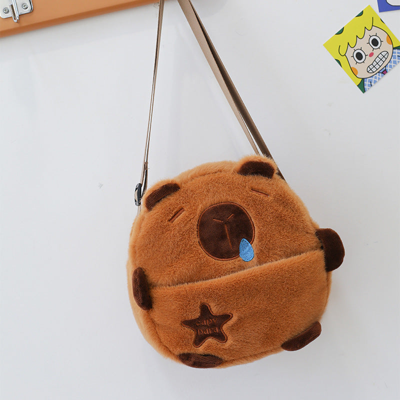 Plush doll bag