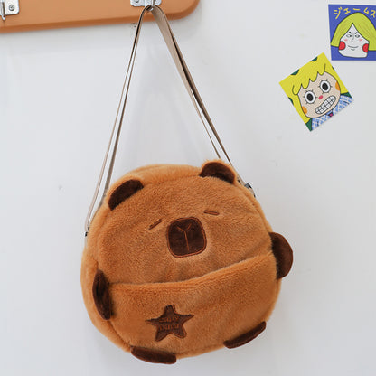 Plush doll bag