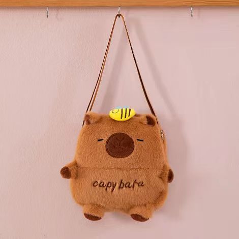 Plush doll bag