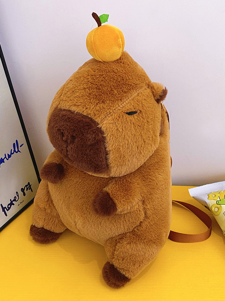 Plush doll bag