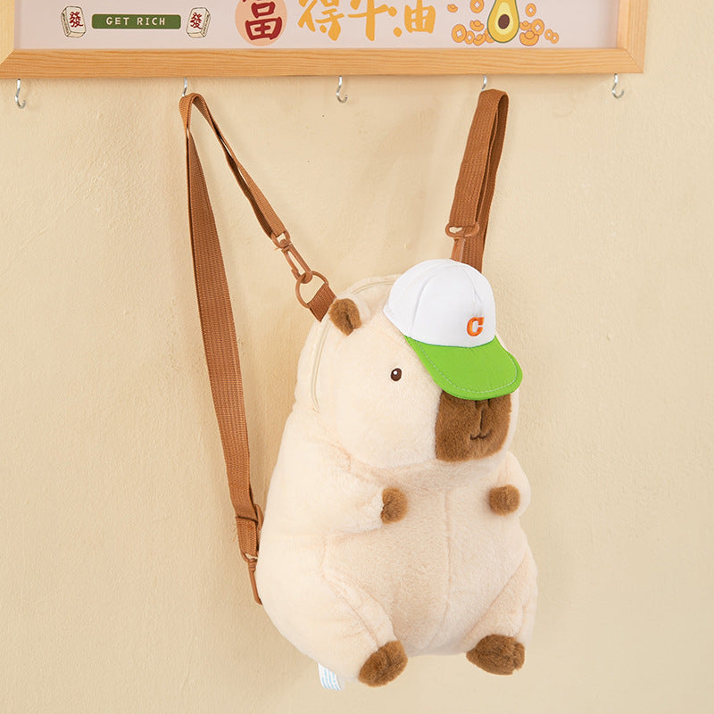 Plush doll bag