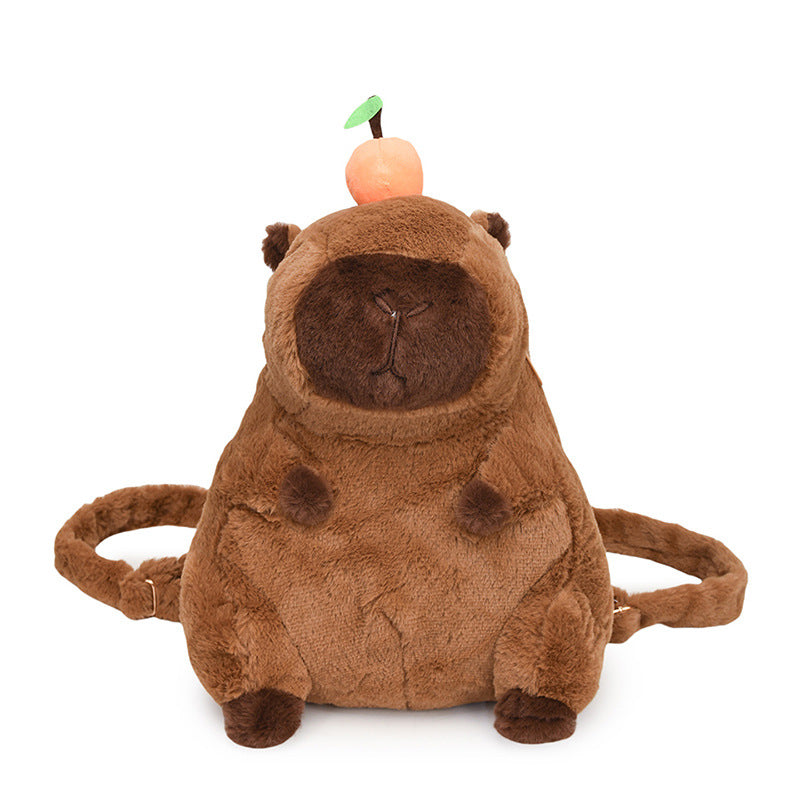 Plush doll bag