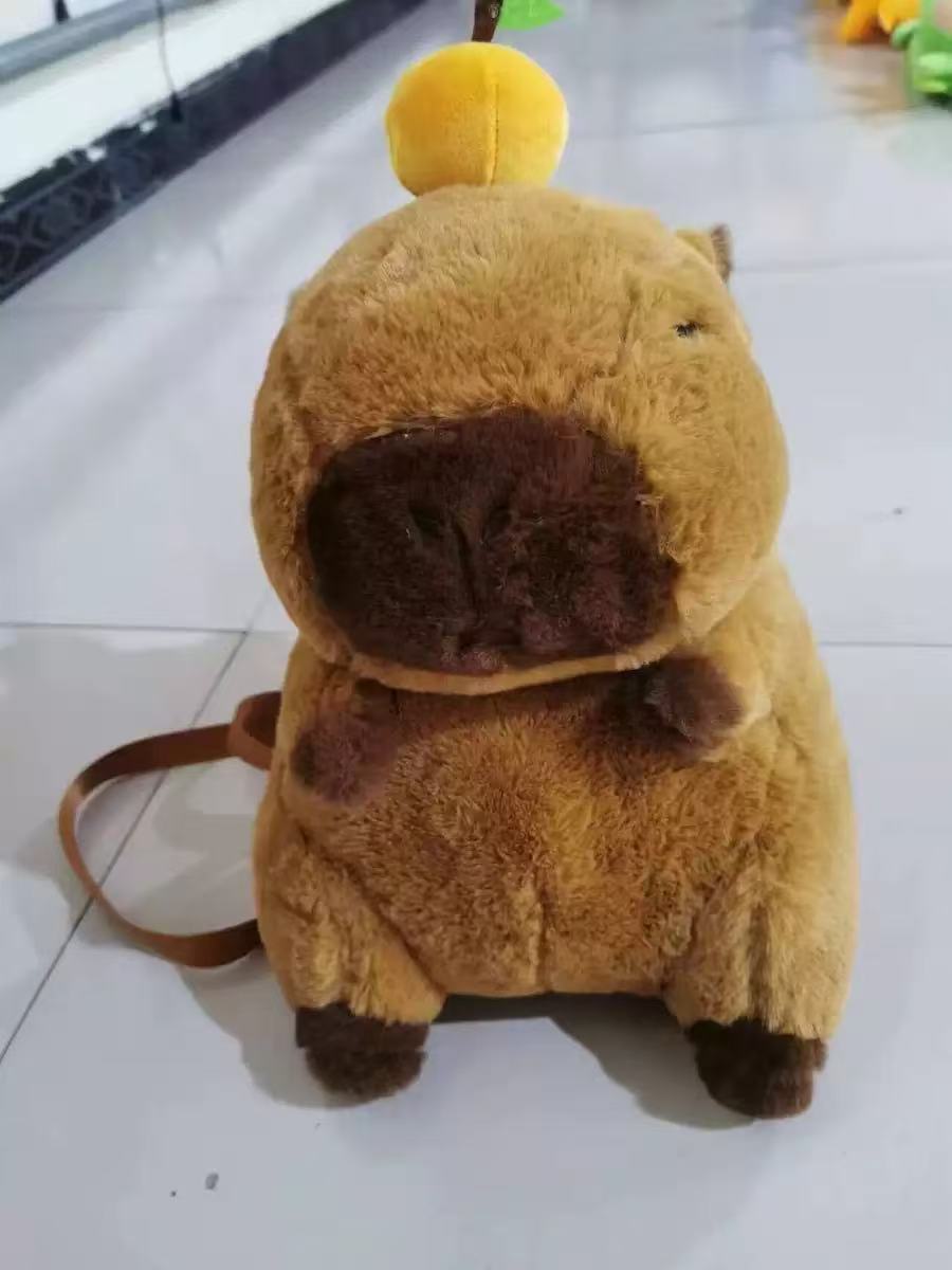 Plush doll bag