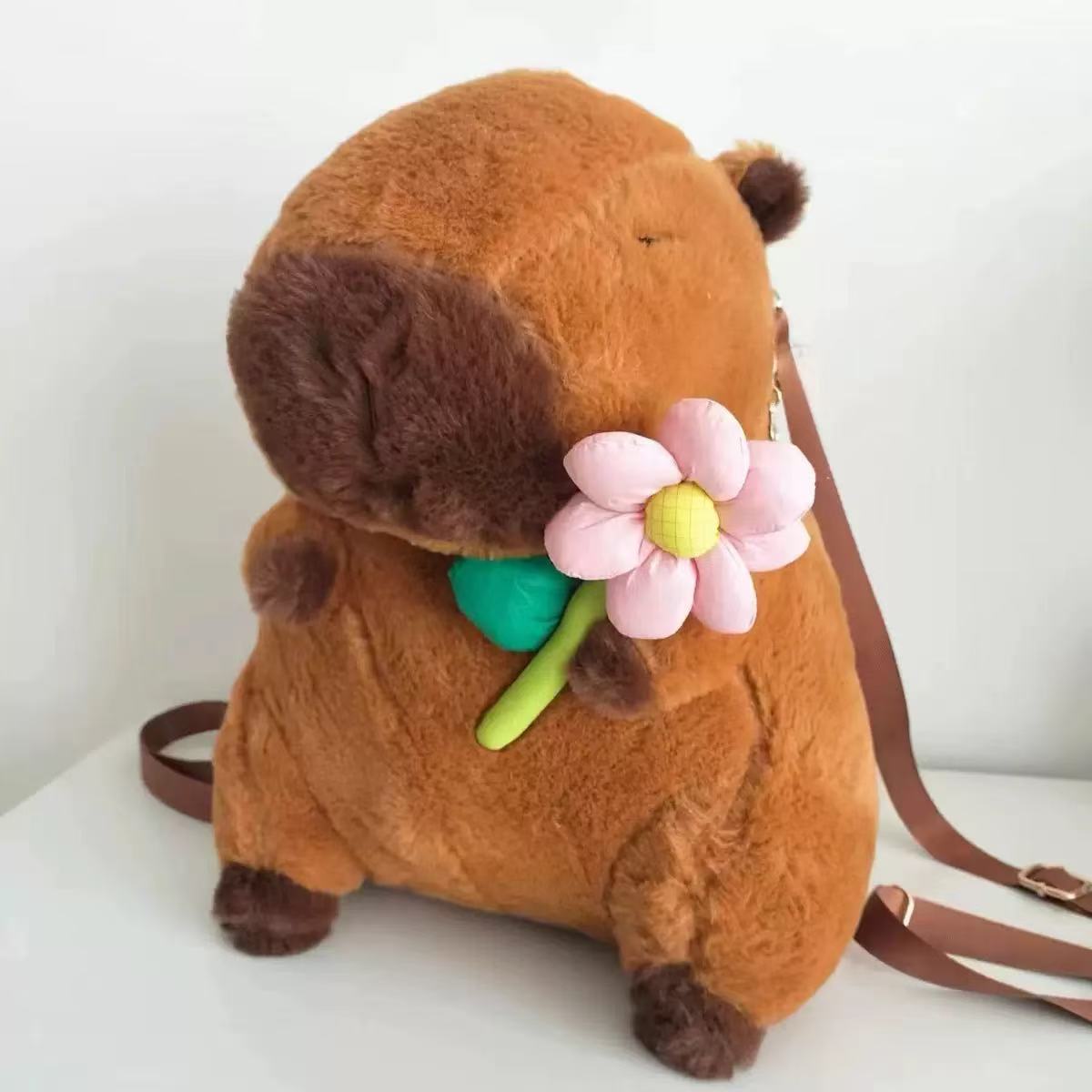 Plush doll bag