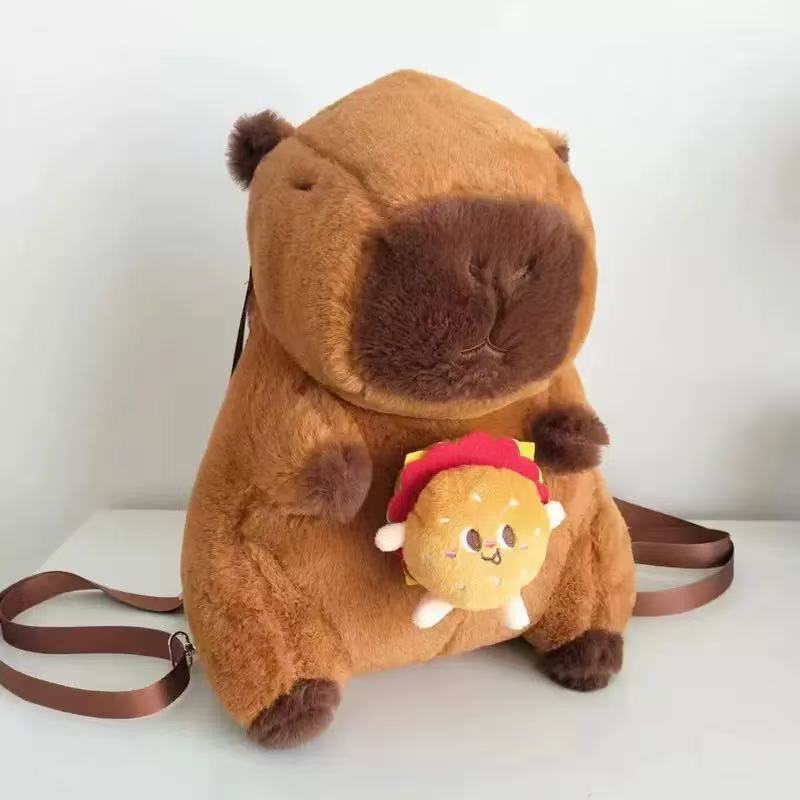 Plush doll bag