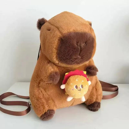 Plush doll bag
