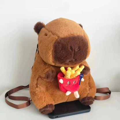 Plush doll bag