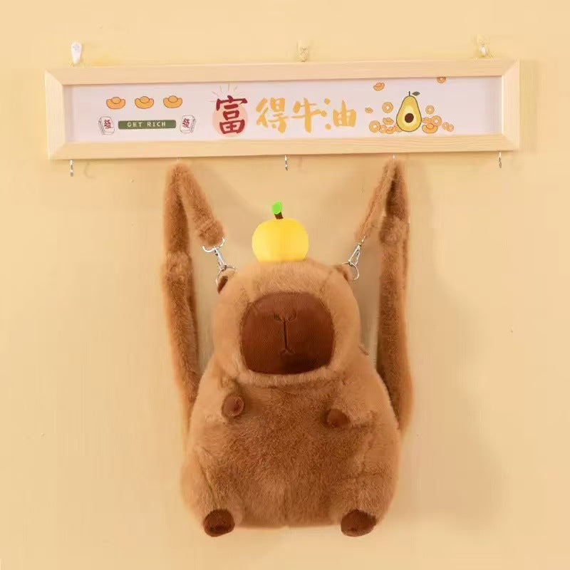 Plush doll bag