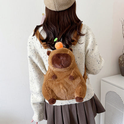 Plush doll bag