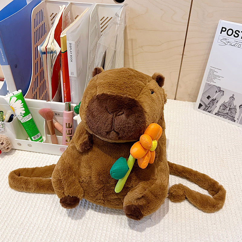 Plush doll bag