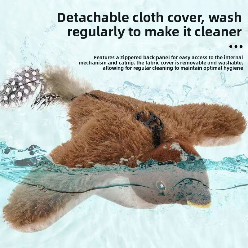 Plush Electric Shaking Bird Toy with Sound