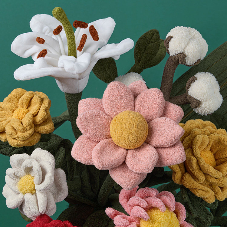 plush flower bud