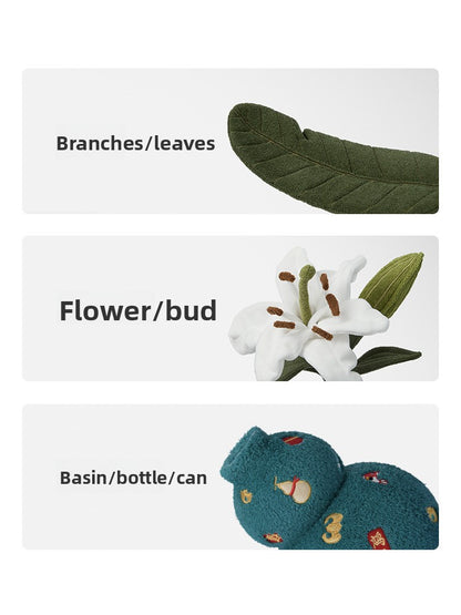 plush flower bud