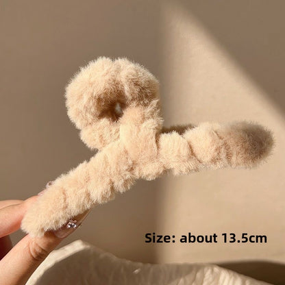 plush hairclip