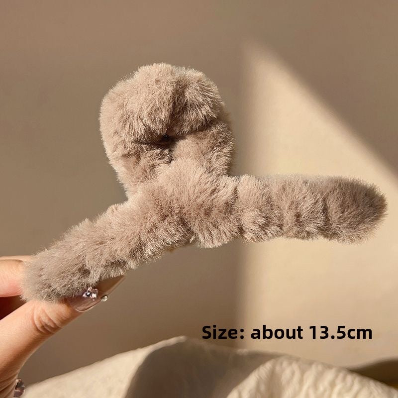 plush hairclip