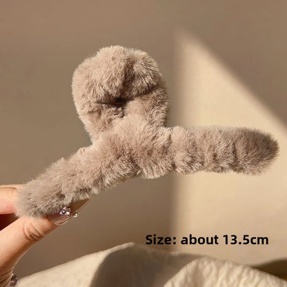 plush hairclip