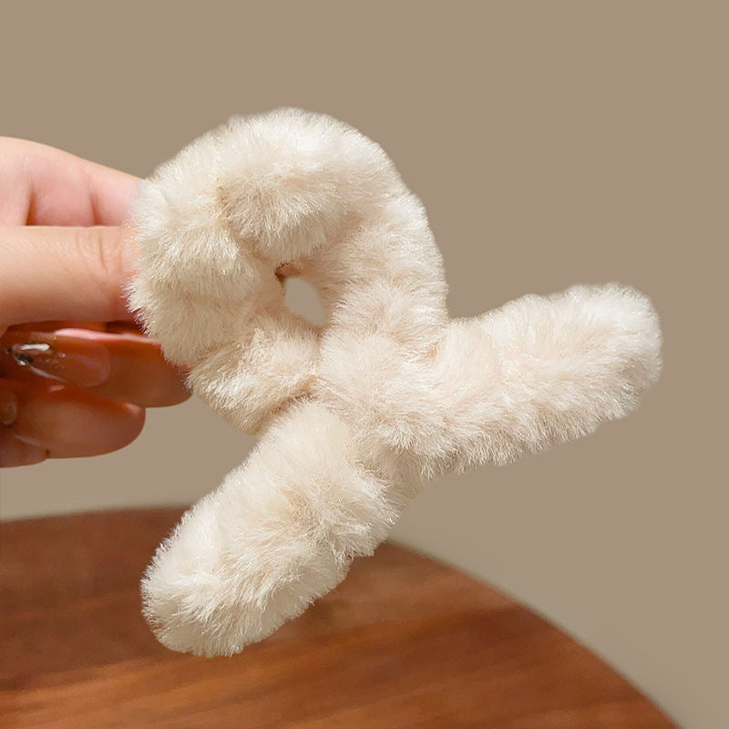 plush hairclip