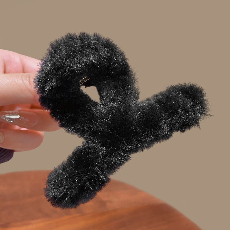plush hairclip