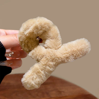 plush hairclip