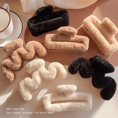 plush hairclip