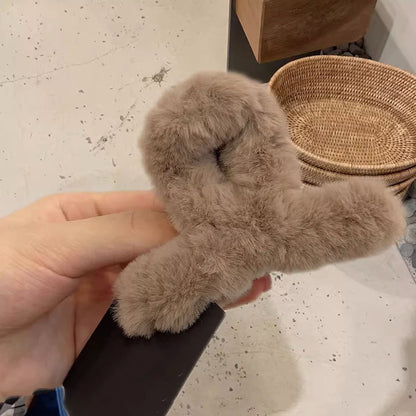 plush hairclip