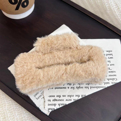 plush hairclip