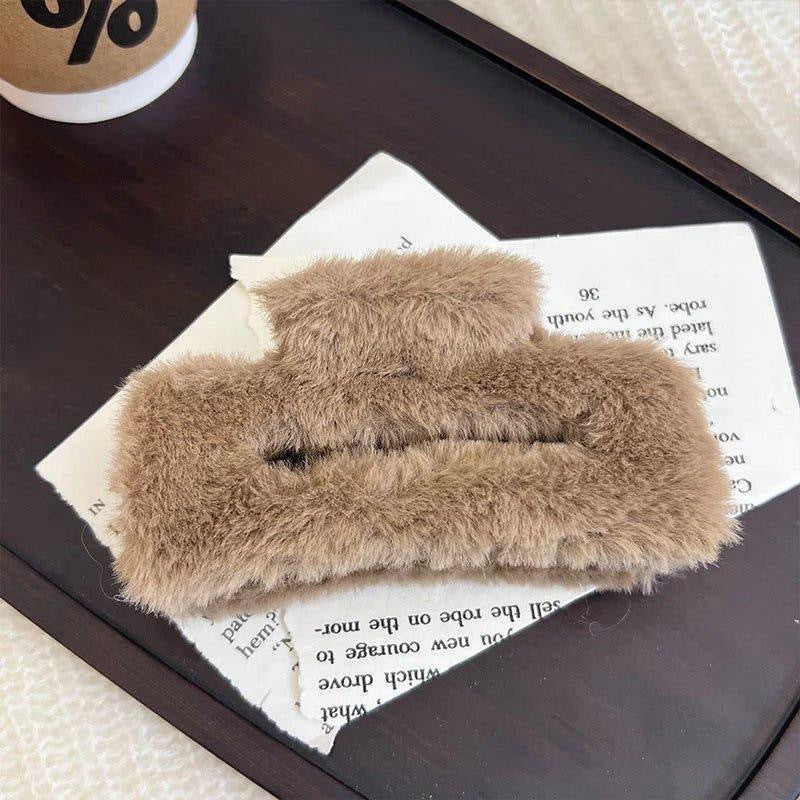 plush hairclip