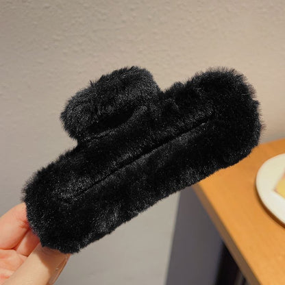 plush hairclip