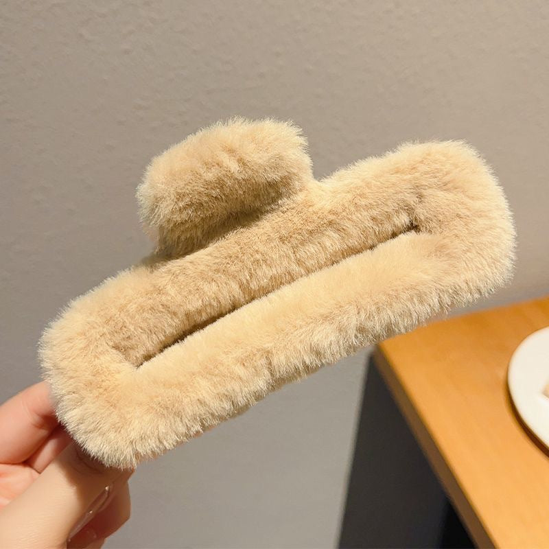 plush hairclip