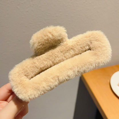 plush hairclip