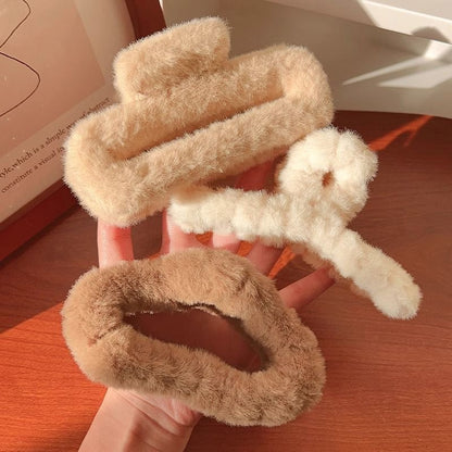 plush hairclip