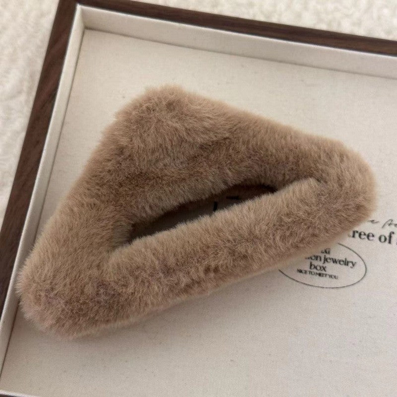 plush hairclip