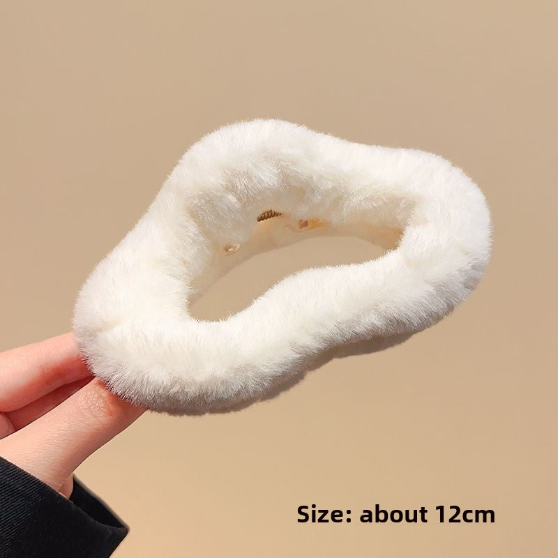 plush hairclip