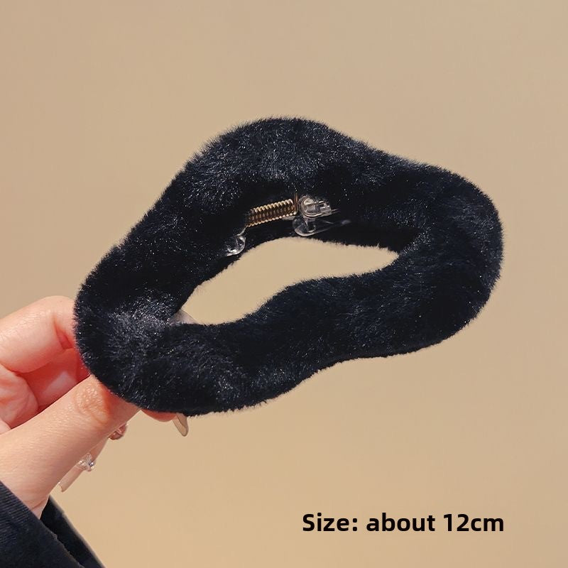 plush hairclip