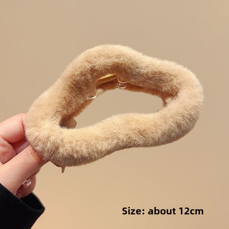 plush hairclip