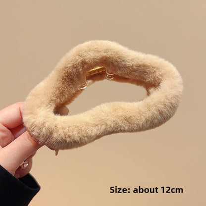 plush hairclip