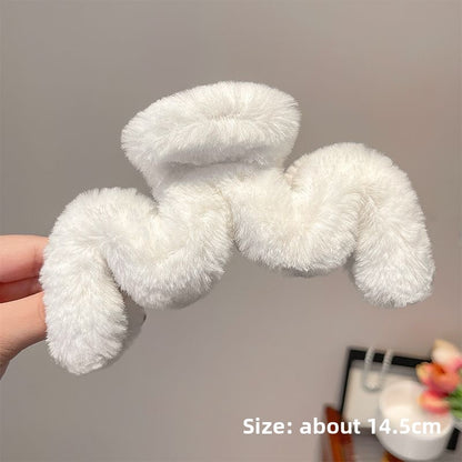 plush hairclip