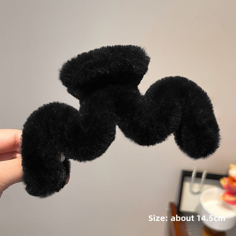 plush hairclip